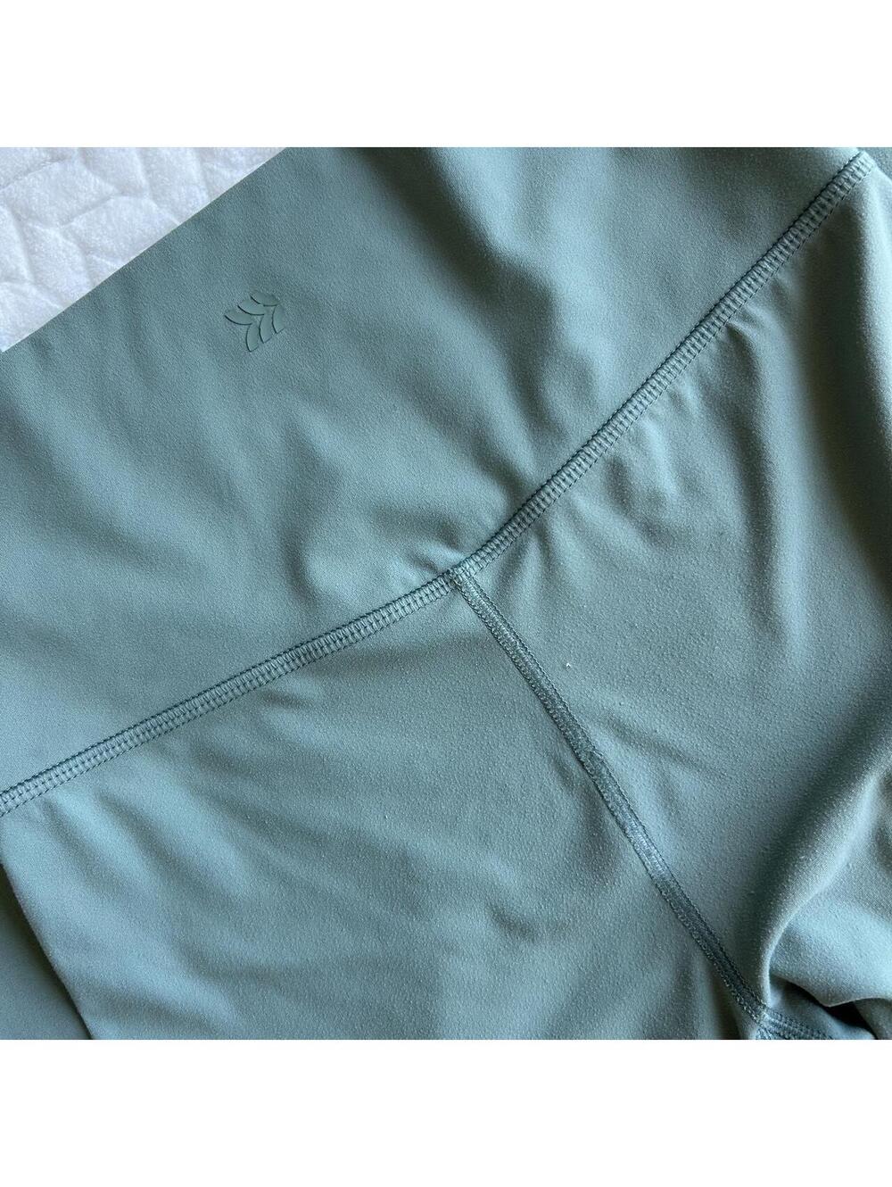 All in motion Everyday Soft Wide High Rise 3/4 Length Leggings in Sage Green - Picture 6 of 6